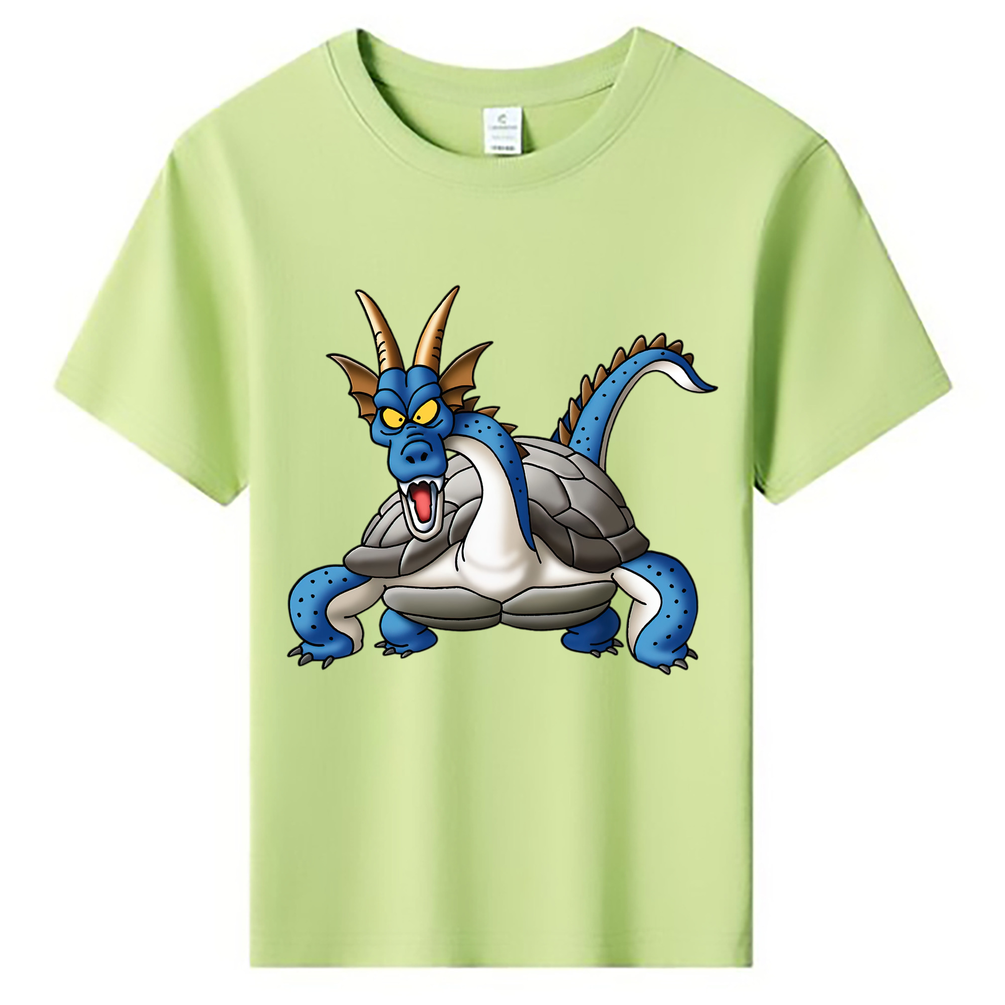 （画像用） ドラゴンクエスト Doragon Kuesuto Dragon Quest 綿100％キッズTシャツ（フロントプリント）